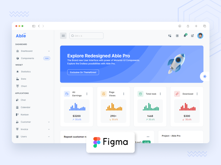 Able Pro Figma UI Kit – Pro